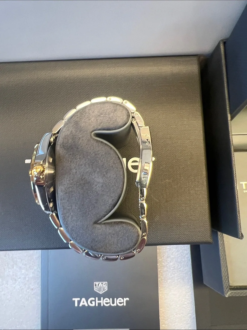 Tag Heuer Ladies Aquaracer SS and Gold w/Diamond markers - WBD1322.BB0320